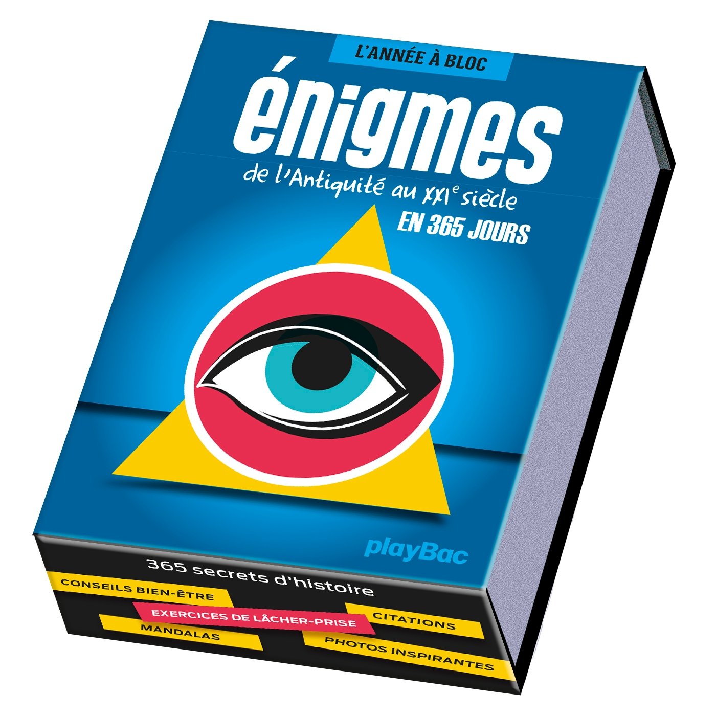 Calendrier 365 jours d'énigmes de l'Histoire - L'Année à Bloc book