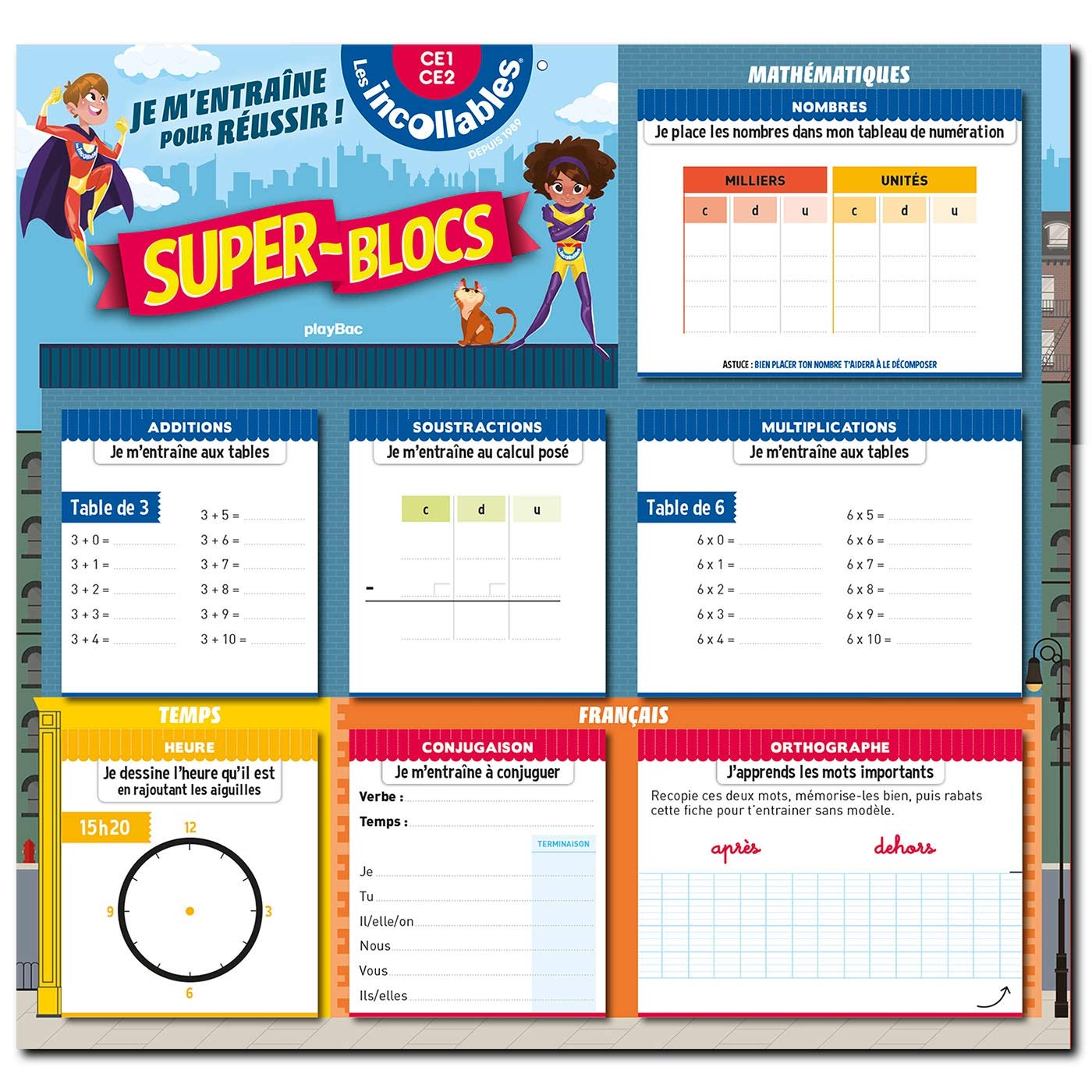 Les incollables - Super Blocs pour m'entrainer et réussir - CE1/CE2 Professional & Reference Books