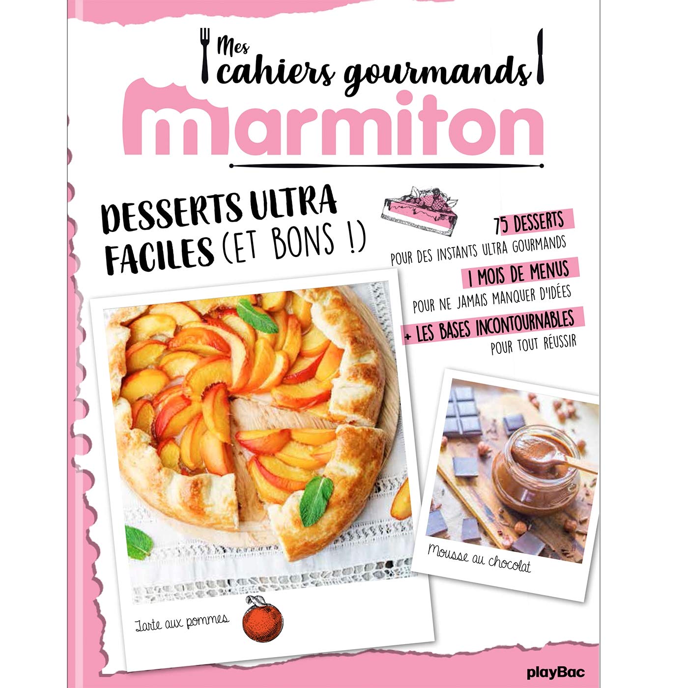 Marmiton Cahier gourmand Desserts ultra faciles Leisure, Home & Garden