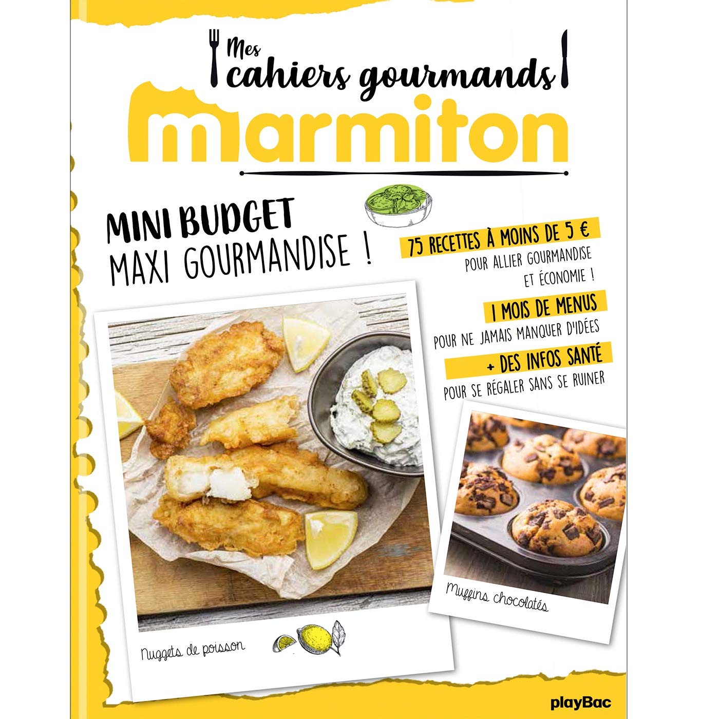Marmiton Cahier gourmand Mini budget book