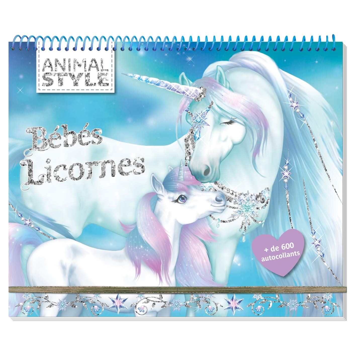 Animal Style - Cahier créatif Bébés licornes: Avec plus de 600 autocollants Tiptoi & Games