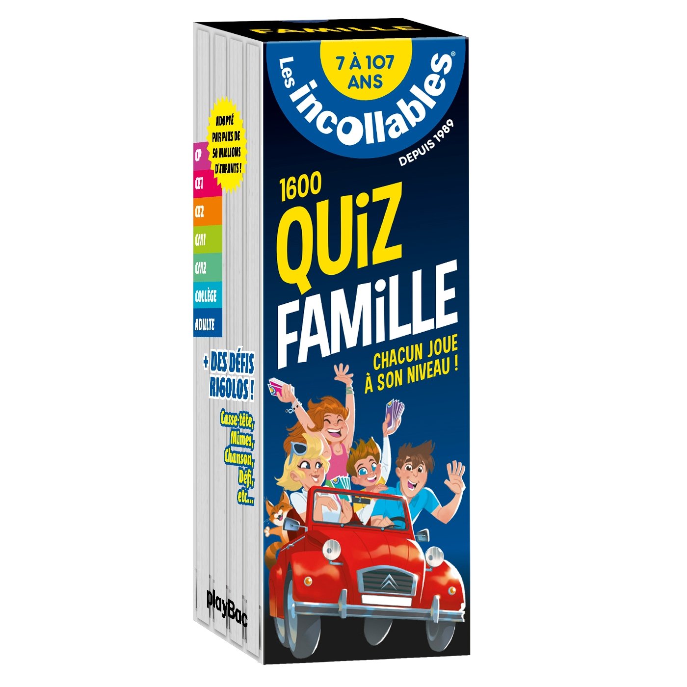 Les incollables - quiz famille - 7 à 107 ans - Édition 2019 book