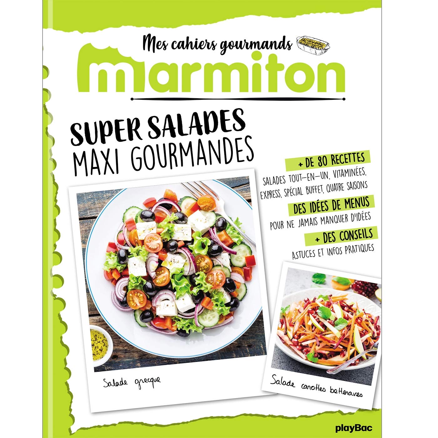 Marmiton Cahier gourmand Super Salades book