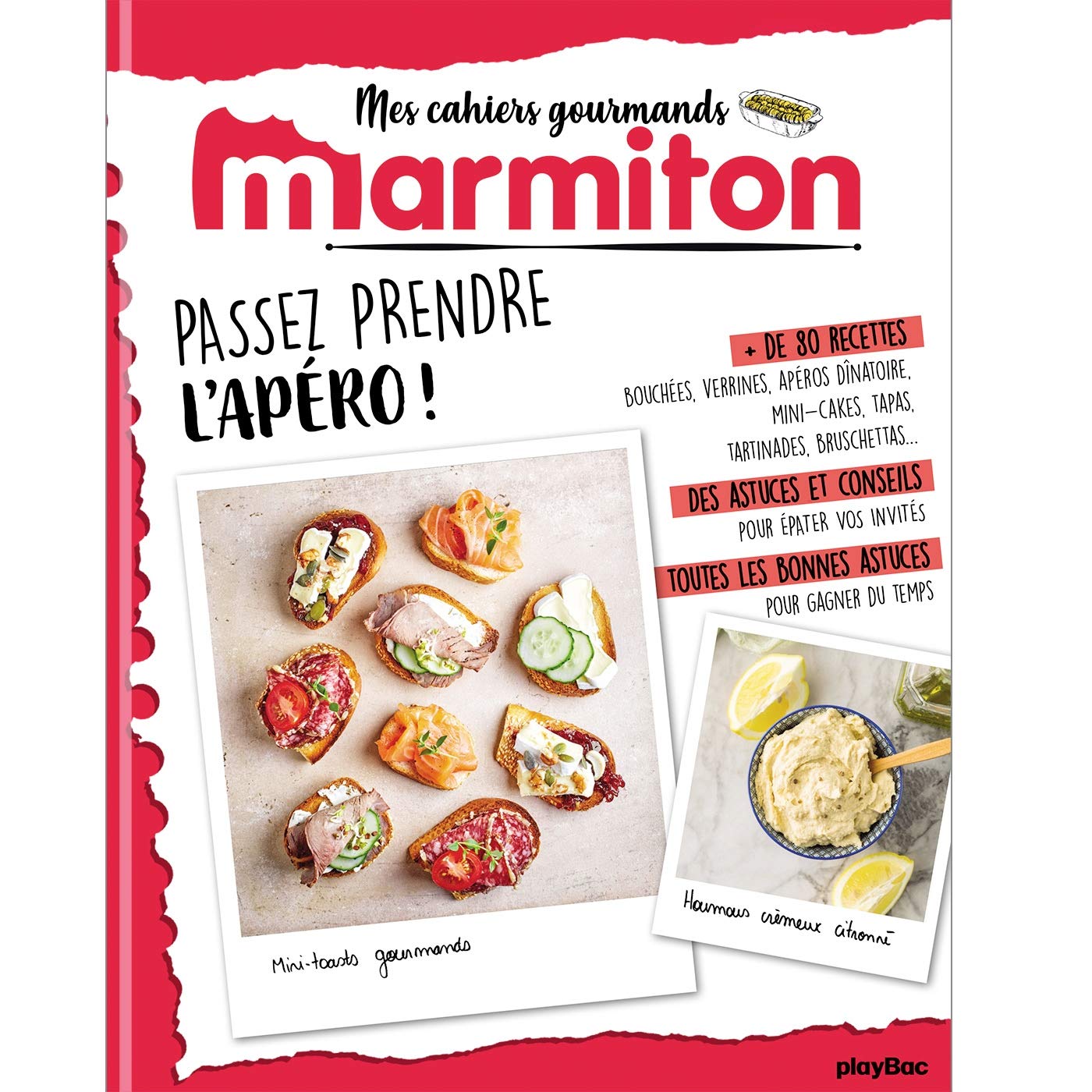 Marmiton Cahier gourmand Apéros book