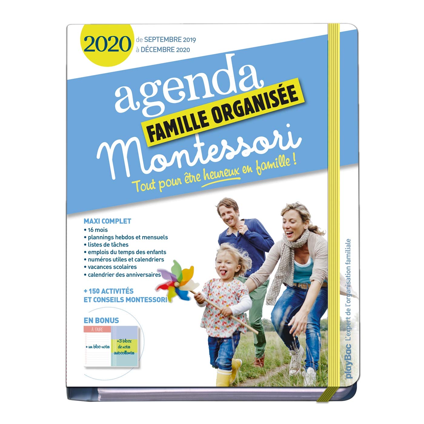 Agenda Montessori de la famille organisée 2020 (de sept 2019 à décembre 2020): S'organiser n'a jamais été aussi simple ! Partnership & Love