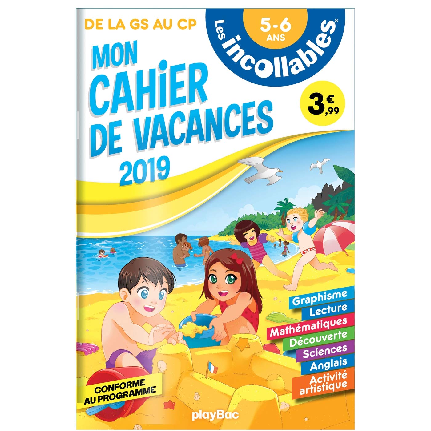 Les incollables - Cahier de vacances 2019 - De la GS au CP book