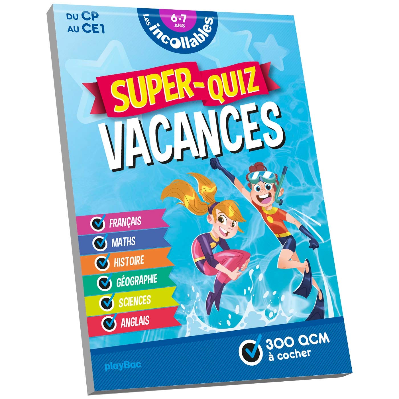 Les incollables Super-Quiz Vacances - CP au CE1 Professional & Reference Books