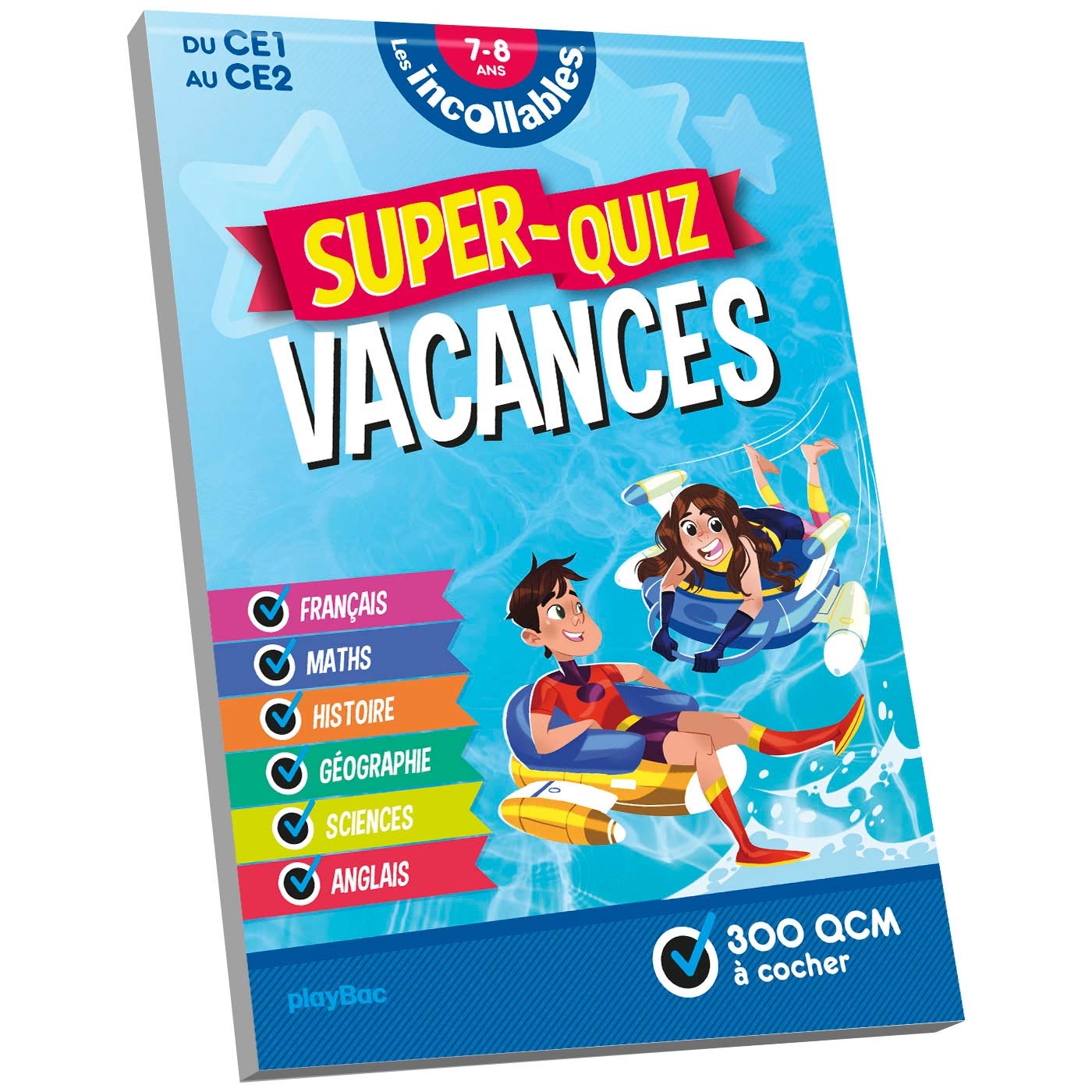 Les incollables Super-Quiz Vacances - CE1 au CE2 Professional & Reference Books