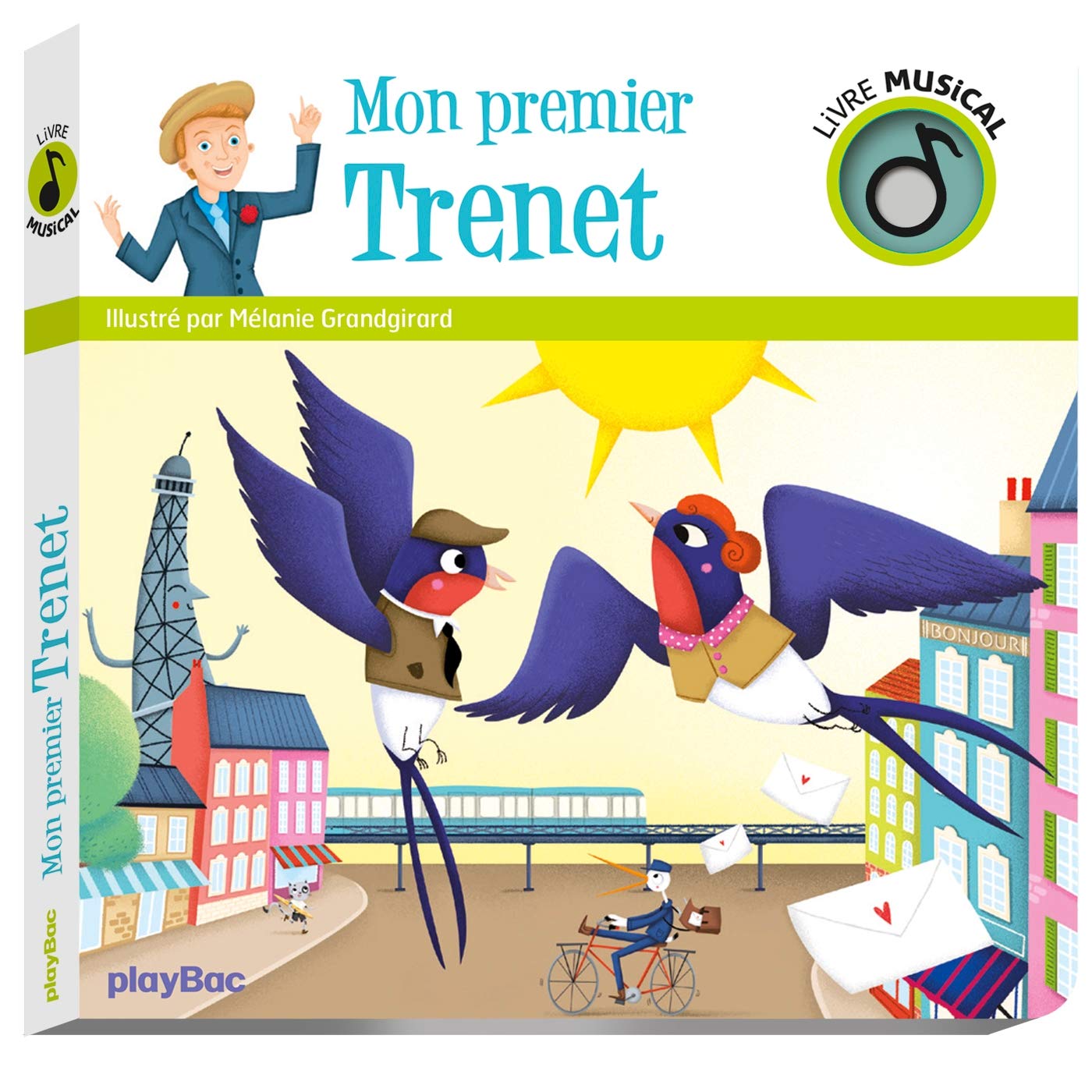 Livre musical - Mon premier Trenet book