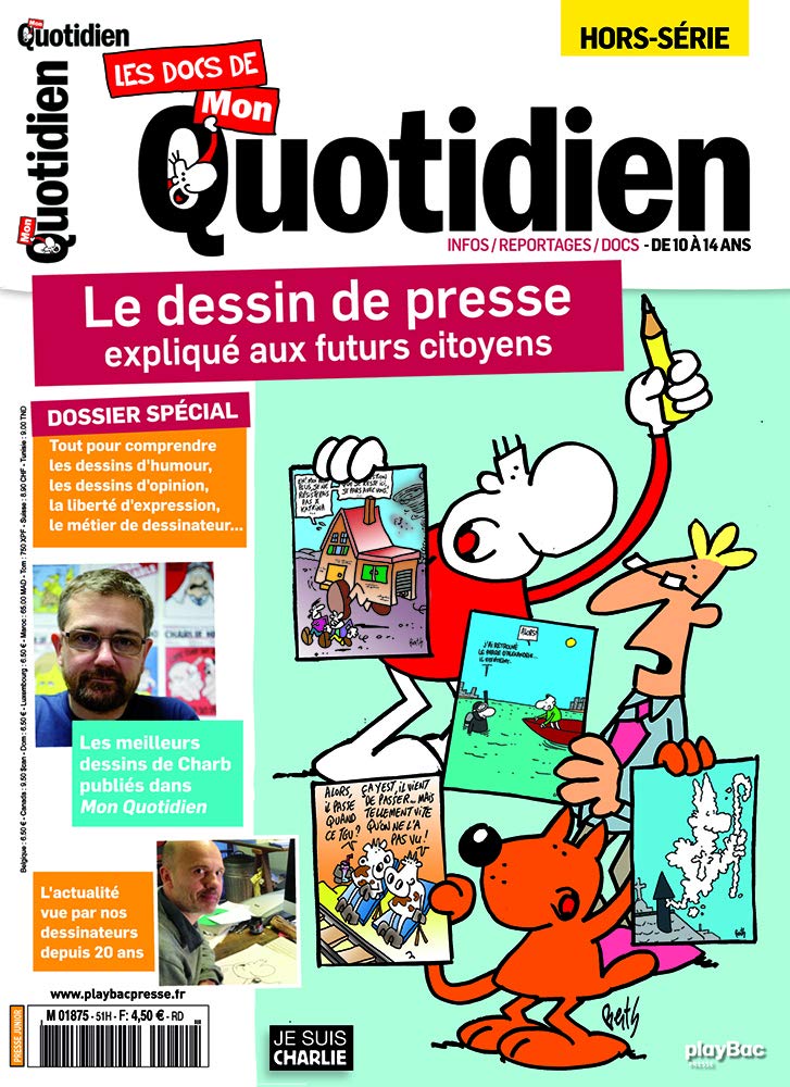 Les Docs de Mon Quotidien N°51H Le dessin de presse expliqué aux futurs citoyens book