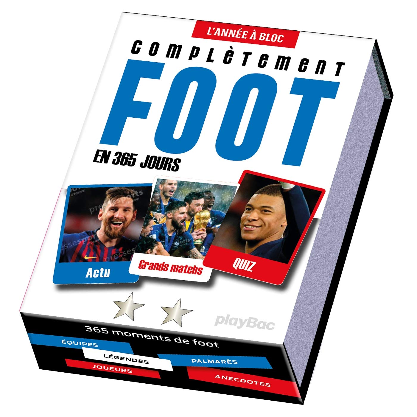 Calendrier 365 jours complètement foot - L'Année à Bloc book