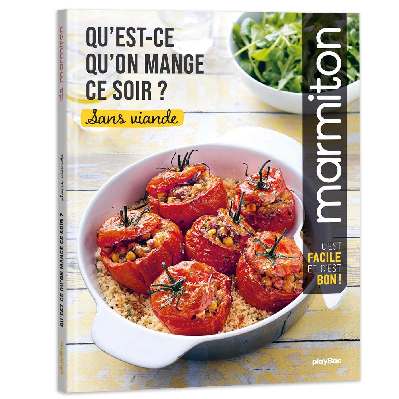 Qu'est-ce qu'on mange ce soir ? Marmiton - sans viande book