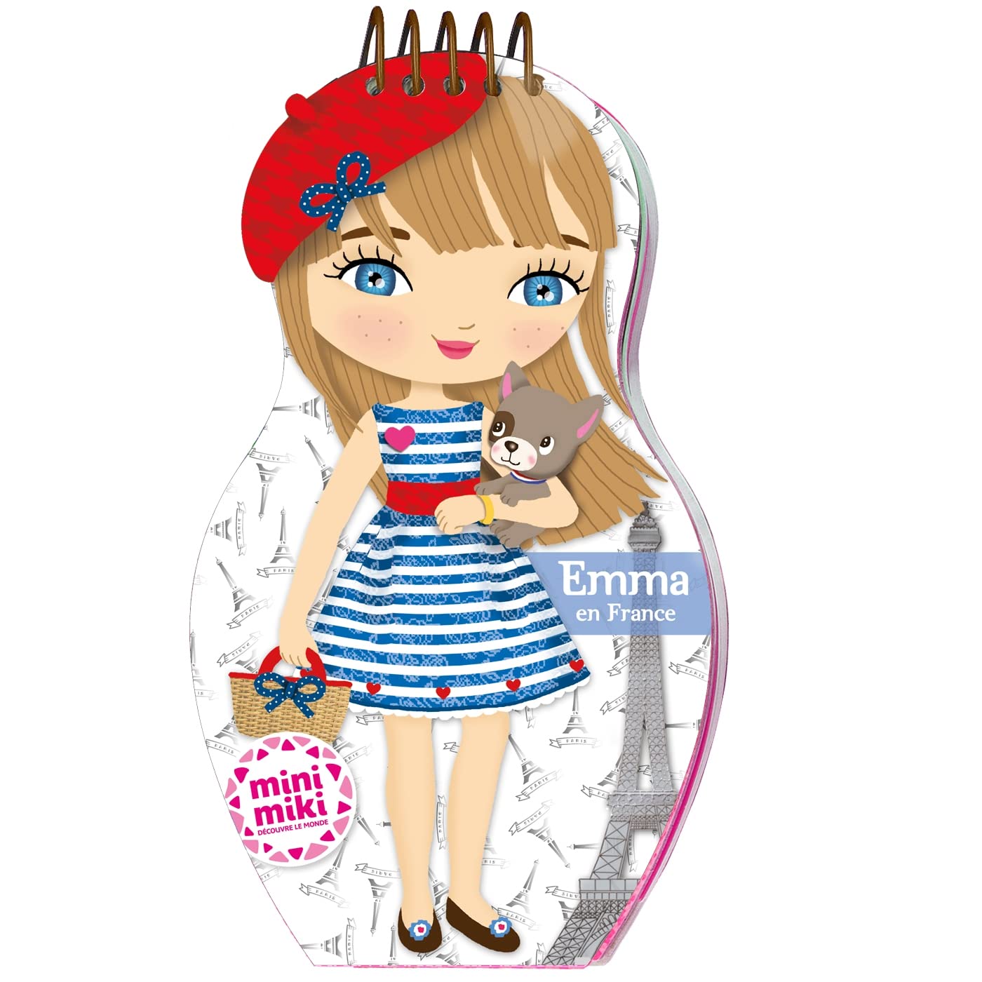 Minimiki - Carnet créatif - Emma en France nouvelle édition Non-fiction