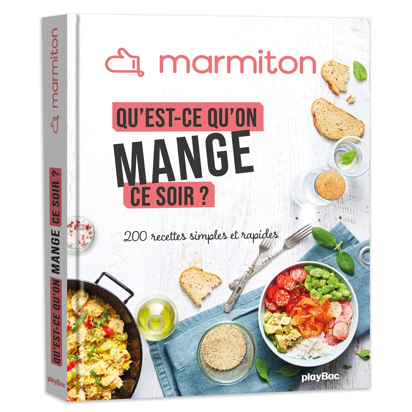 Qu'est-ce qu'on mange ce soir ? 200 recettes simples et rapides Marmiton book