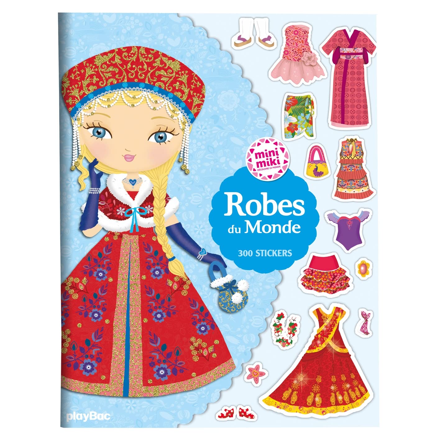 Minimiki - Stickers - Robes du monde: 300 stickers Tiptoi & Games