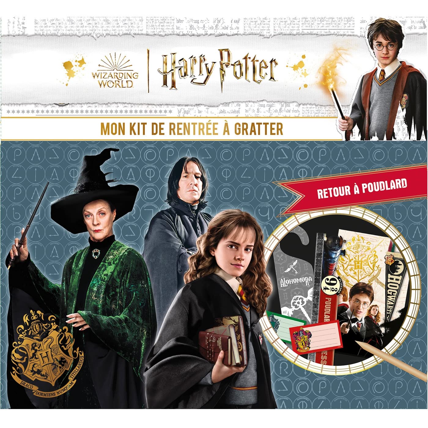 Harry Potter - Mon matériel de rentrée à gratter - Retour à Poudlard ! Tiptoi & Games