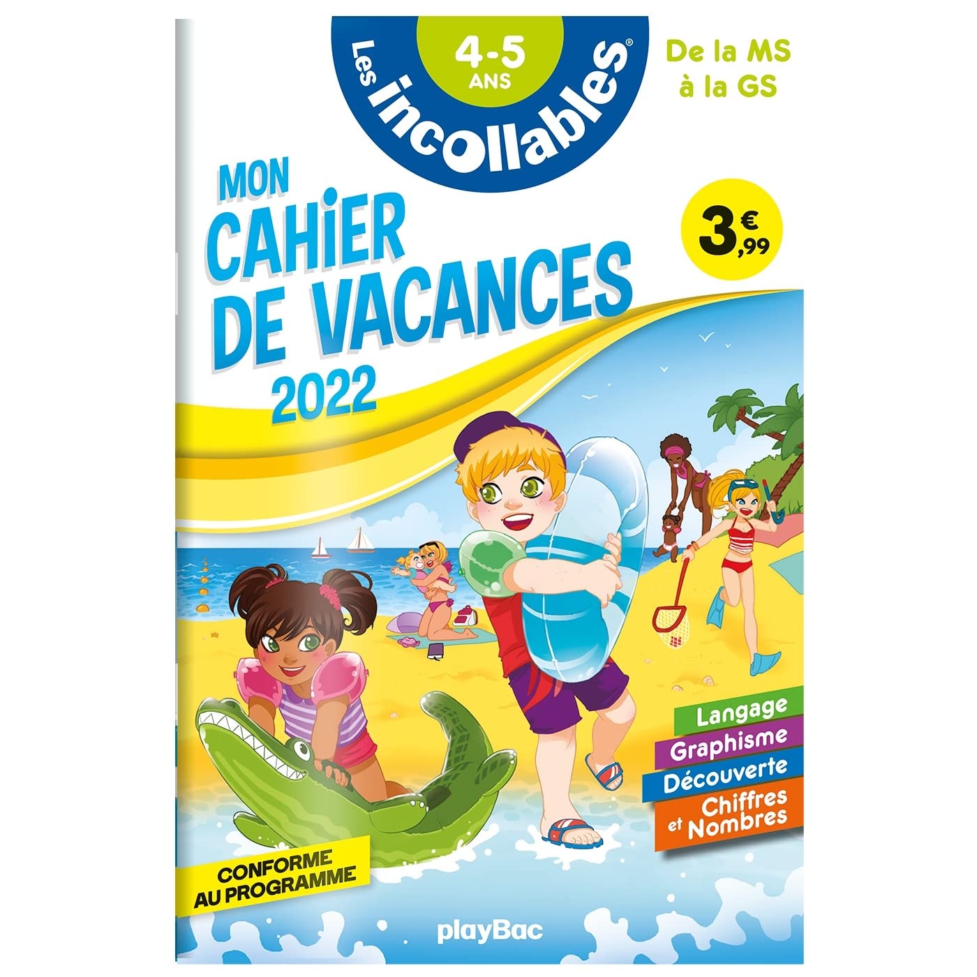 Cahier de vacances 2022 - Les incollables - De la MS à la GS - 4-5 ans book