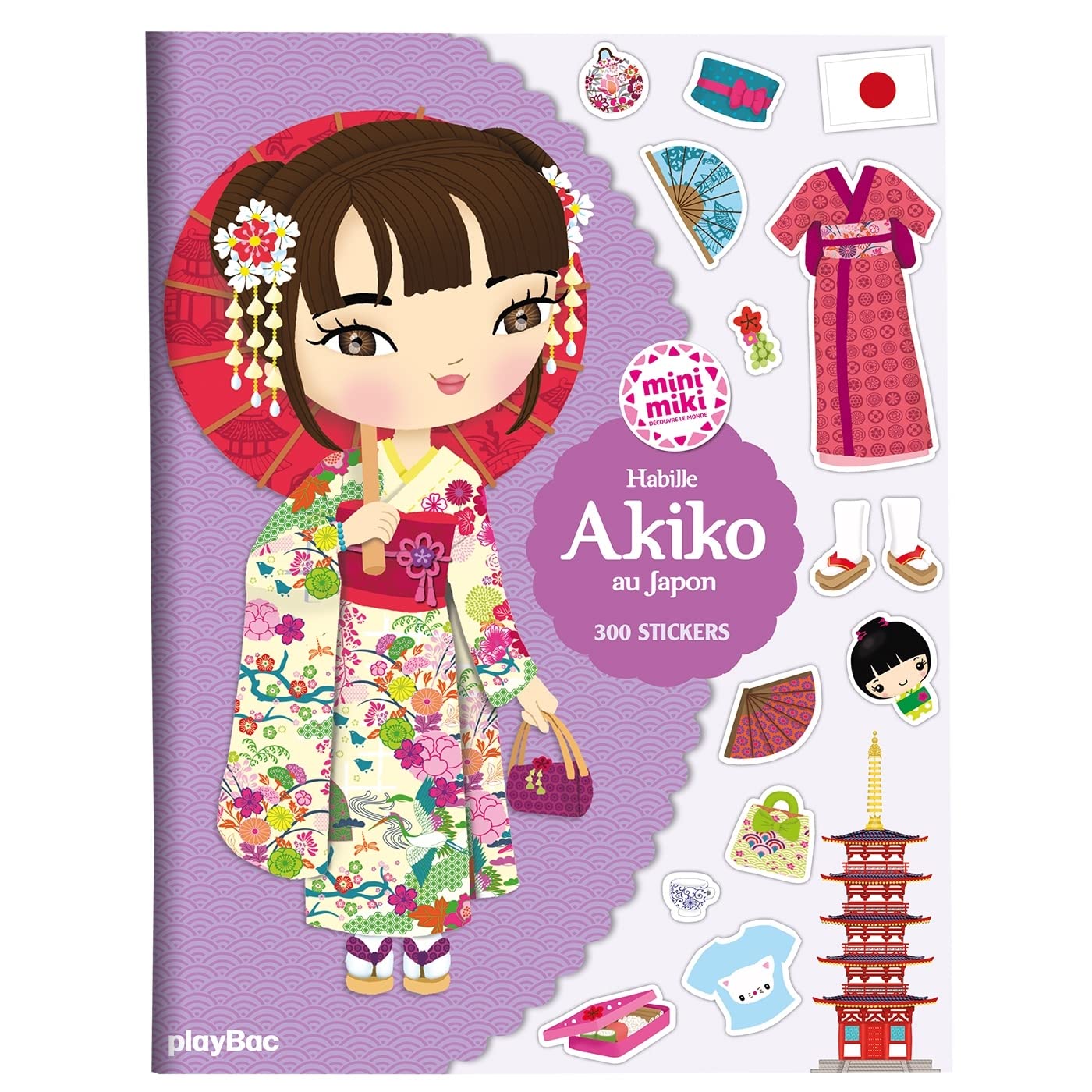 Minimiki - Stickers - Habille Akiko au Japon book