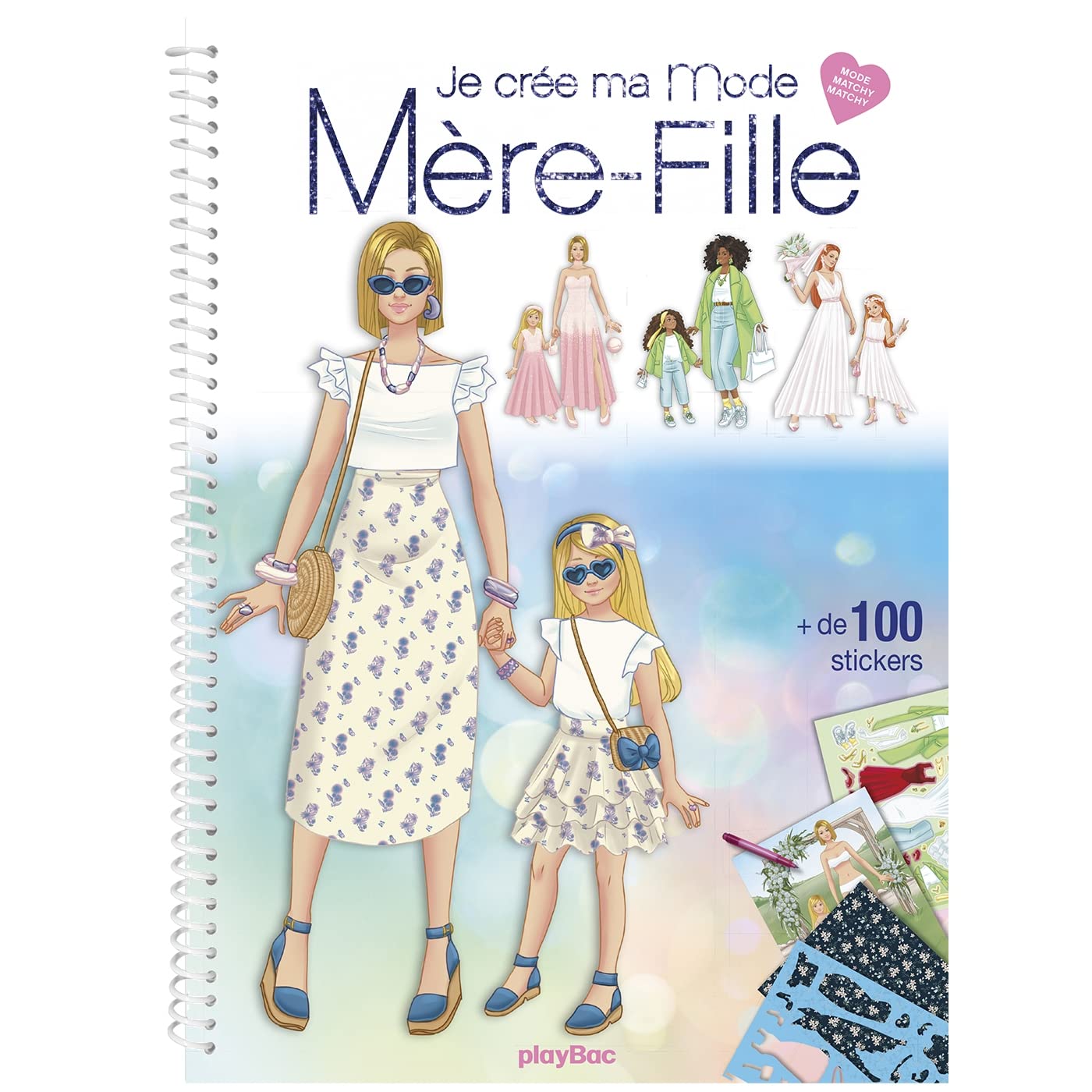Je crée ma mode Mère-fille (matchy-matchy): Avec plus de 100 stickers Non-fiction