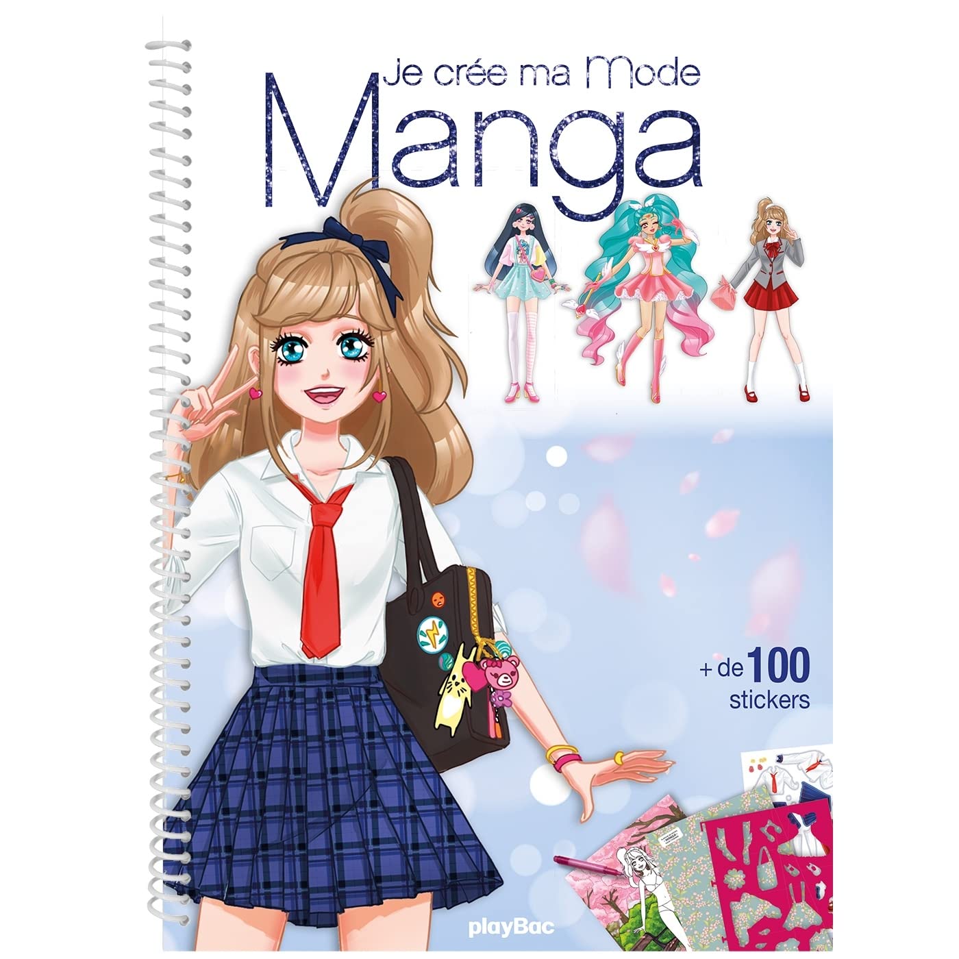 Je crée ma mode Manga - 2025: + de 100 stickers Manga