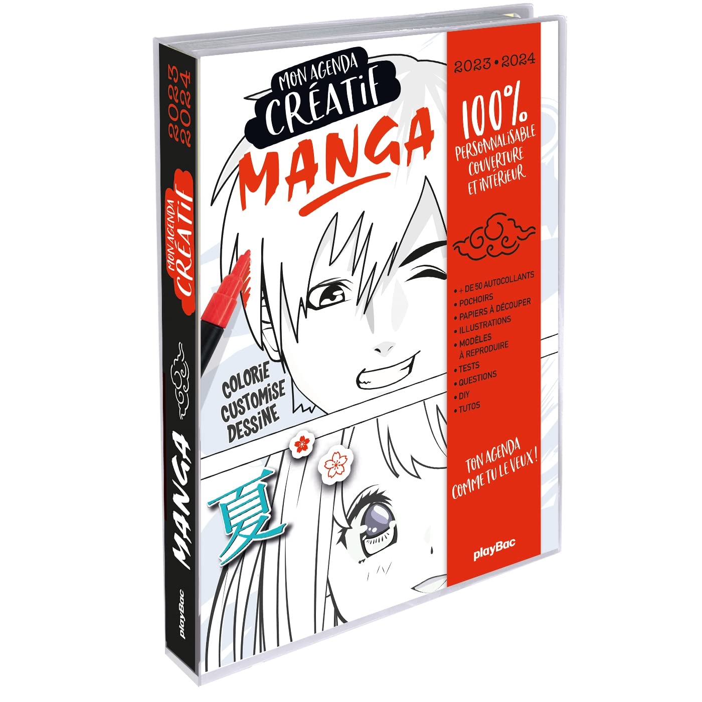 AGENDA SCOLAIRE DIY MANGA 2023-2024 book