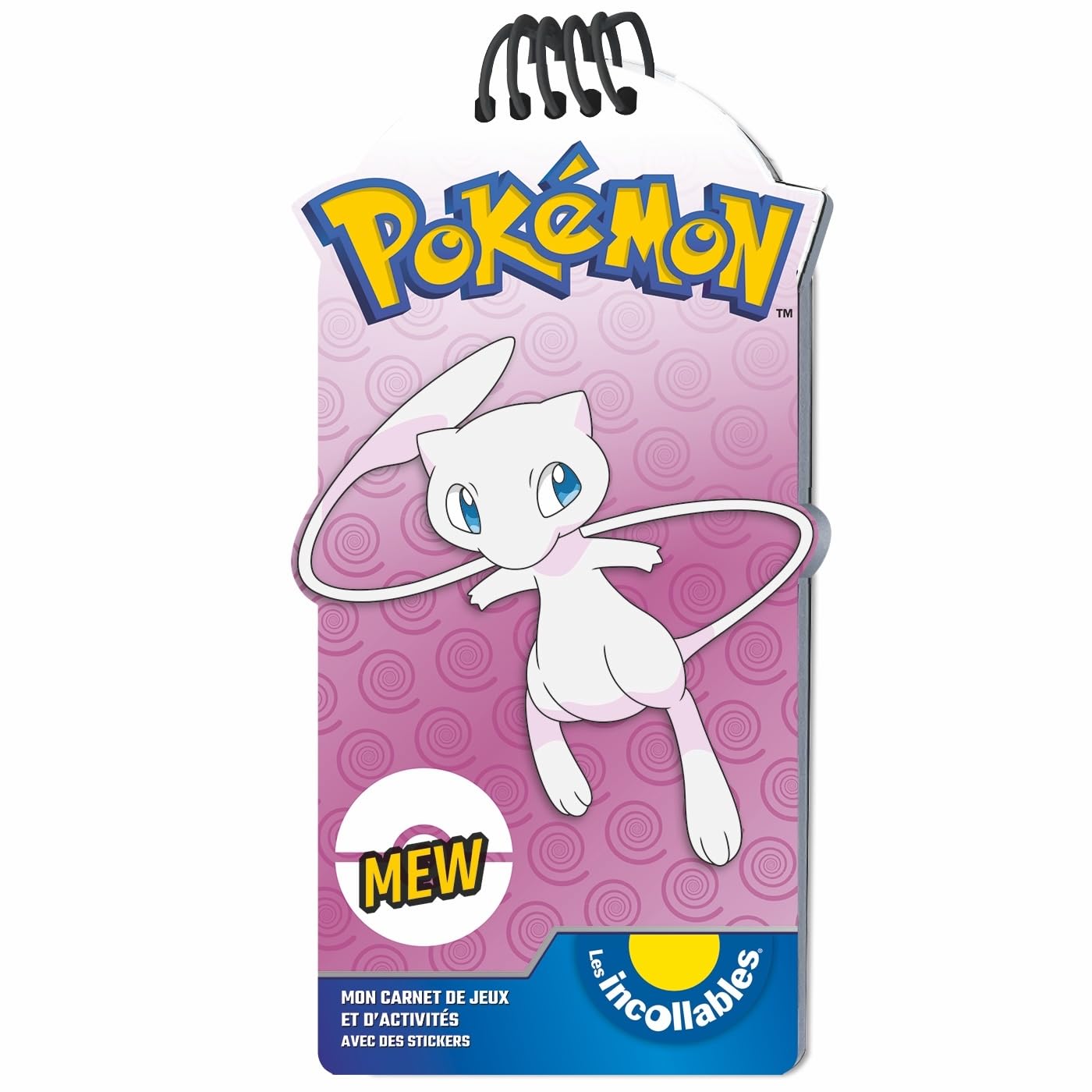 Pokémon - Mon carnet de jeux et d'activités avec stickers - Mew book