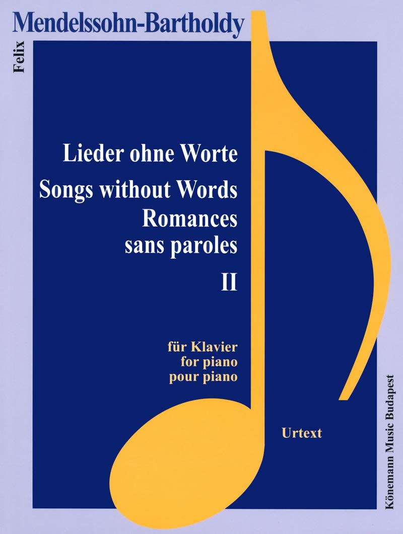 Partition - Mendelssohn-Bartholdy - Romances sans paroles II - pour piano (02) book