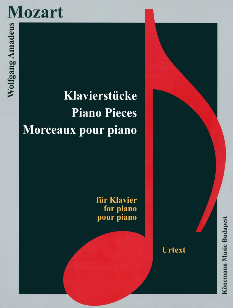 Partition - Mozart - Morceaux pour piano book
