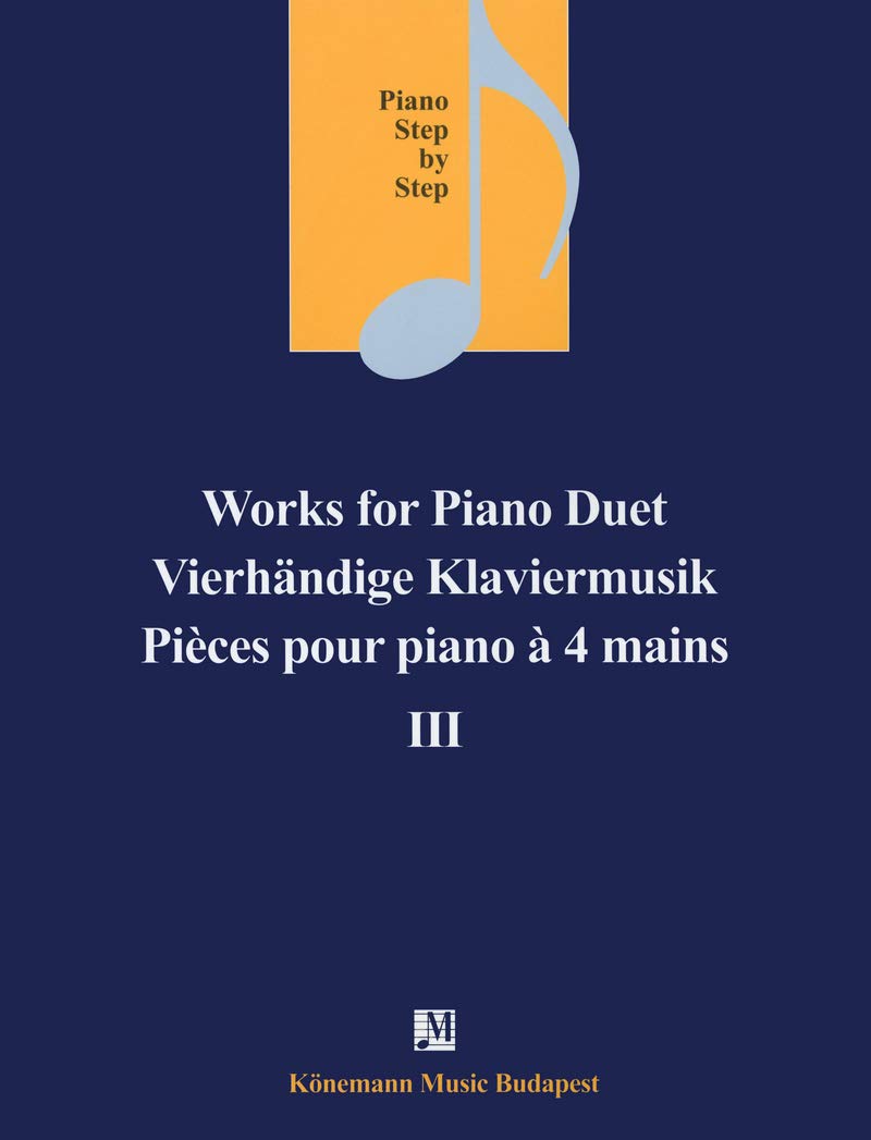 Partition - Pièces pour piano à 4 mains III (03) book