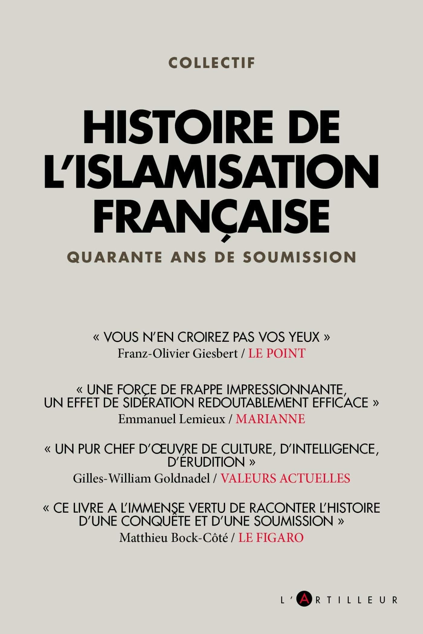 Histoire de l'islamisation française: Quarante ans de soumission Books