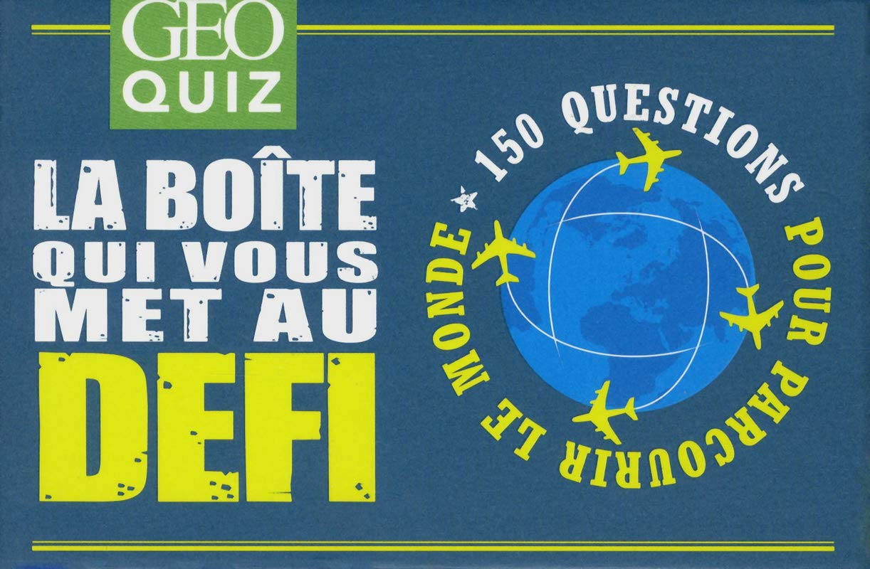 GEO Quiz: La boîte qui vous met au défi Books
