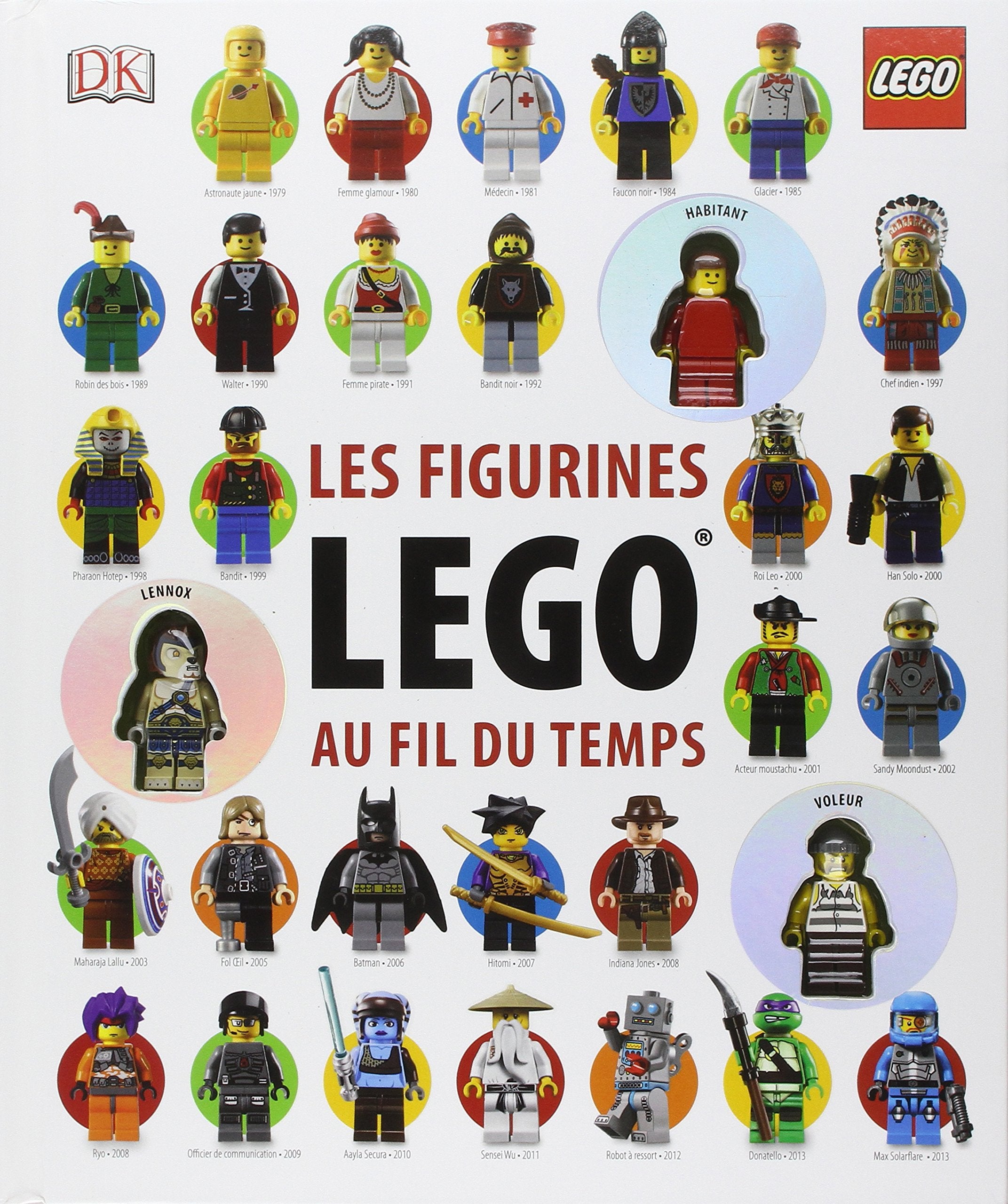 Les figurines Lego au fil du temps: Avec 3 figurines Lego incluses Books