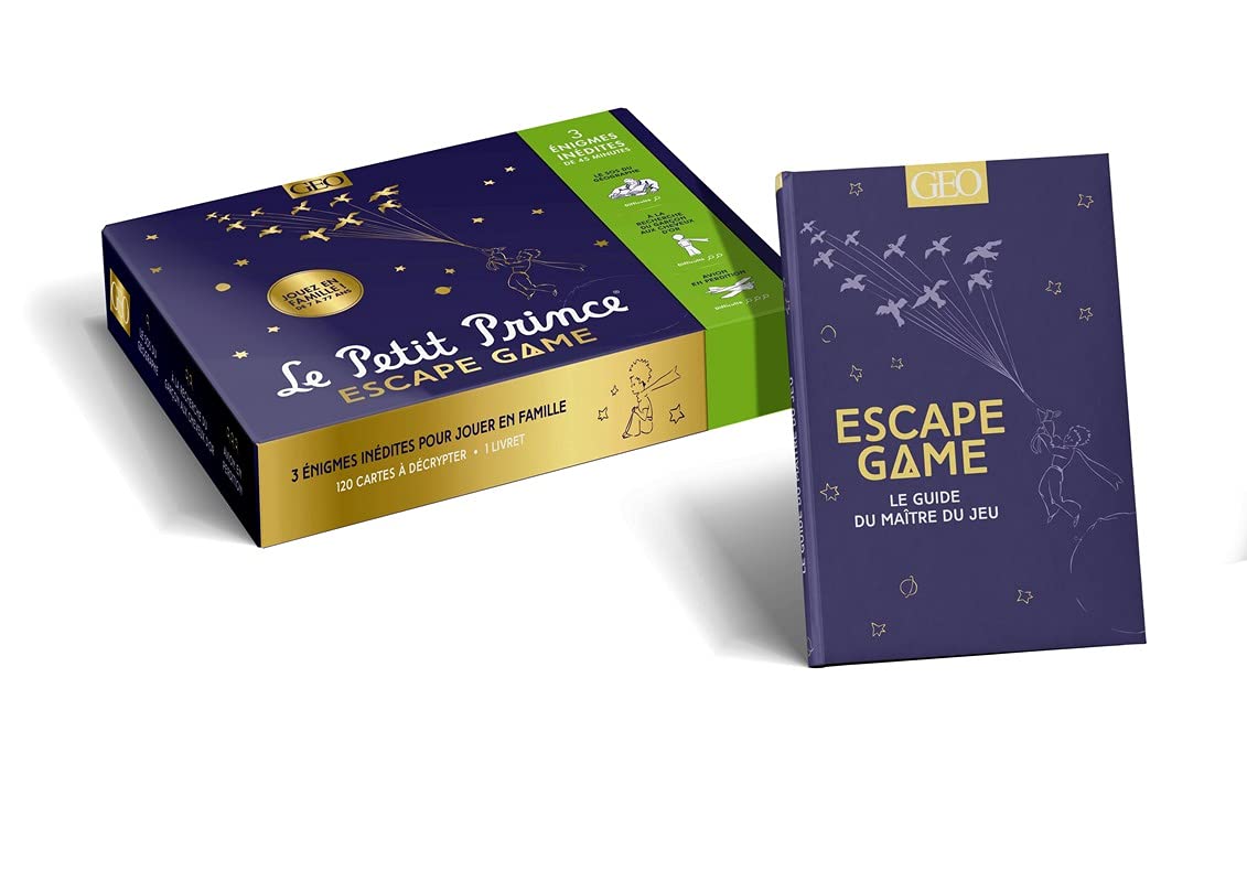 Le Petit Prince: Coffret Escape Game avec 120 cartes et 1 livret Books