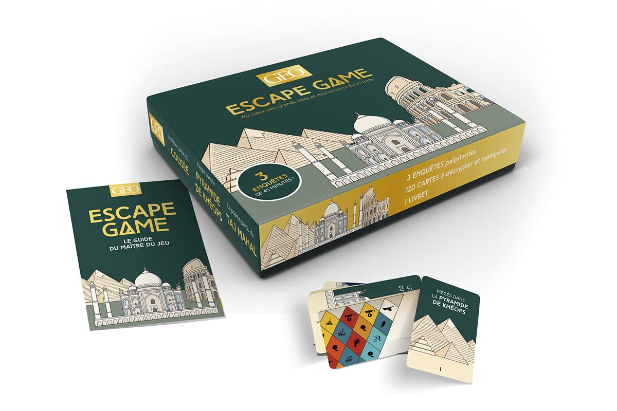Escape Game Geo: Au coeur des grands sites et monuments du monde Books