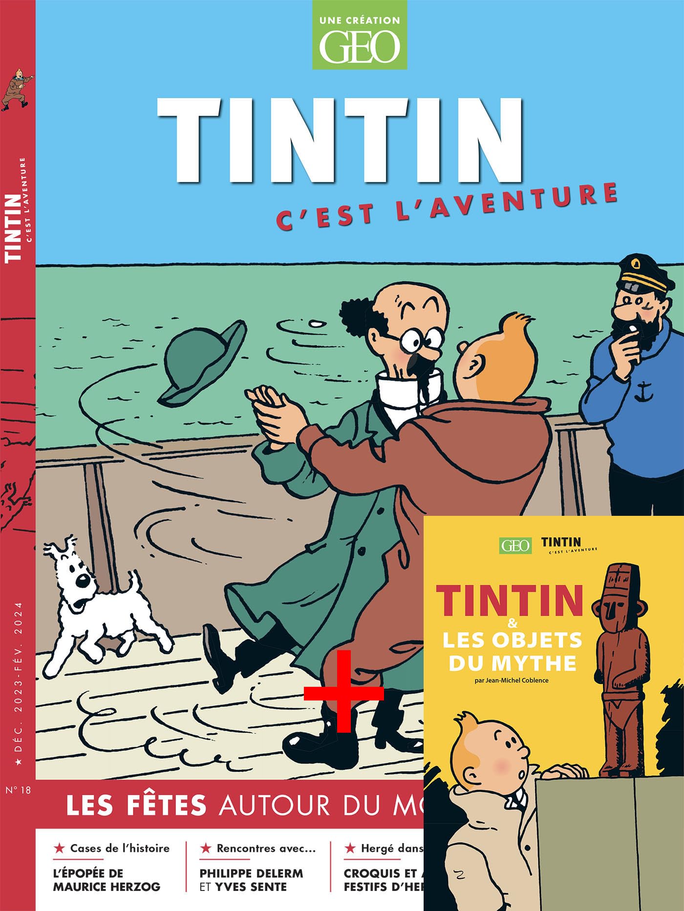 Tintin c'est l'aventure n°18 - Les fêtes autour du monde - Offre jumelée Manga