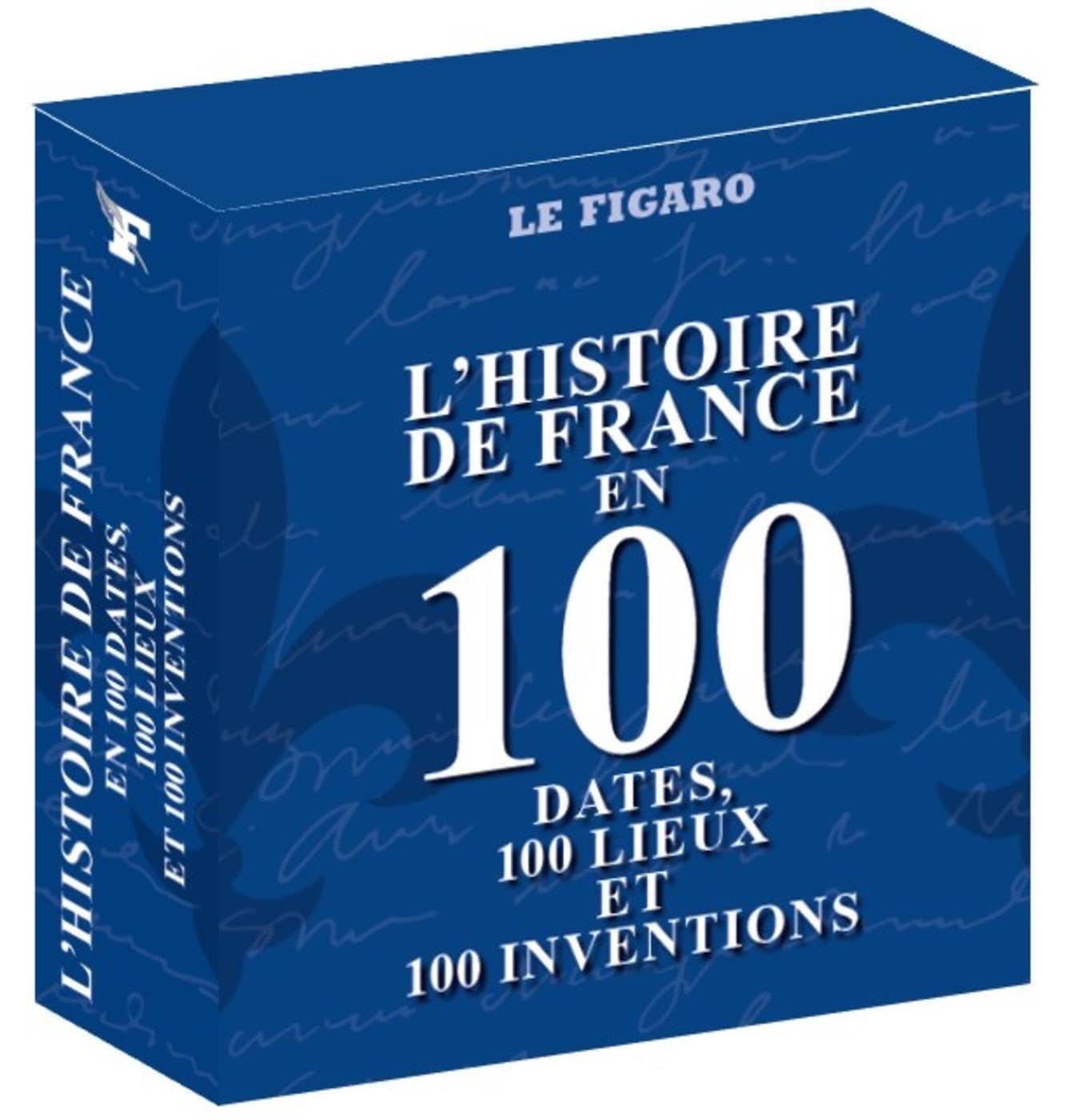 Coffret de 3 volumes : L'histoire de France en 100 dates, 100 lieux et 100 inventions Politics & History