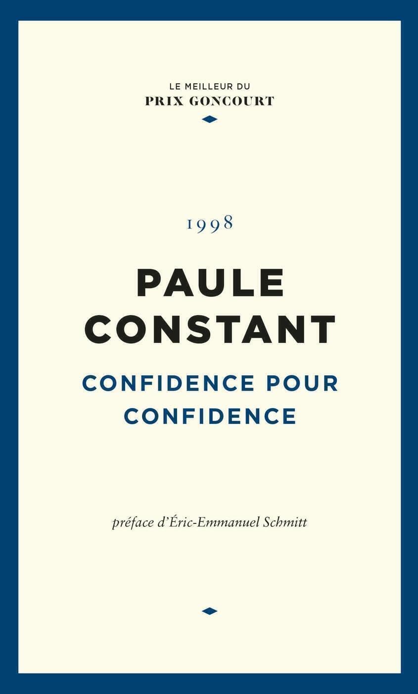 Confidence pour confidence book