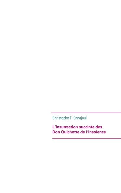 L'insurrection succinte des Don Quichotte de l'insolence book