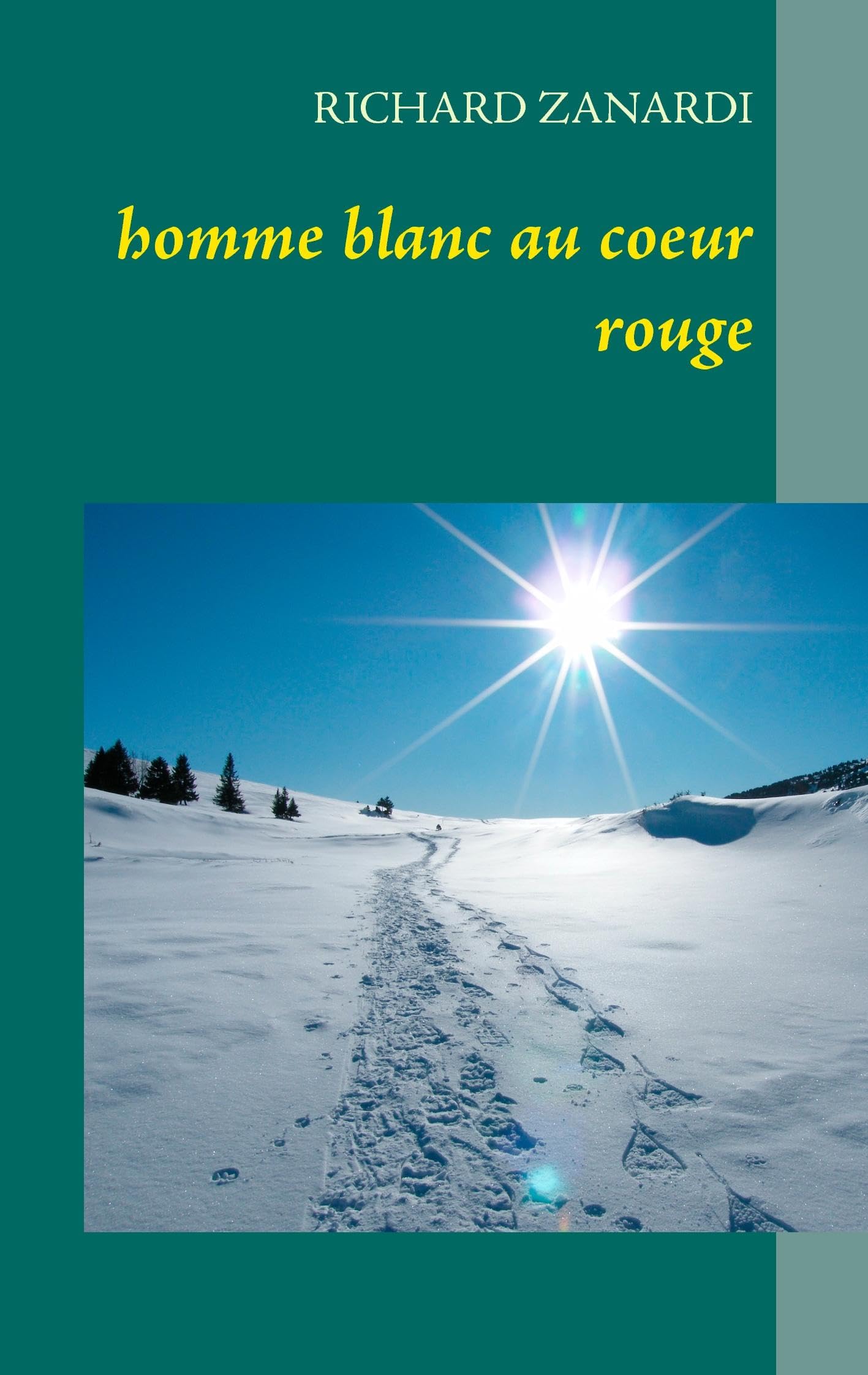homme blanc au coeur rouge book