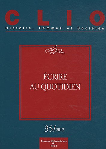 ECRIRE AU QUOTIDIEN book