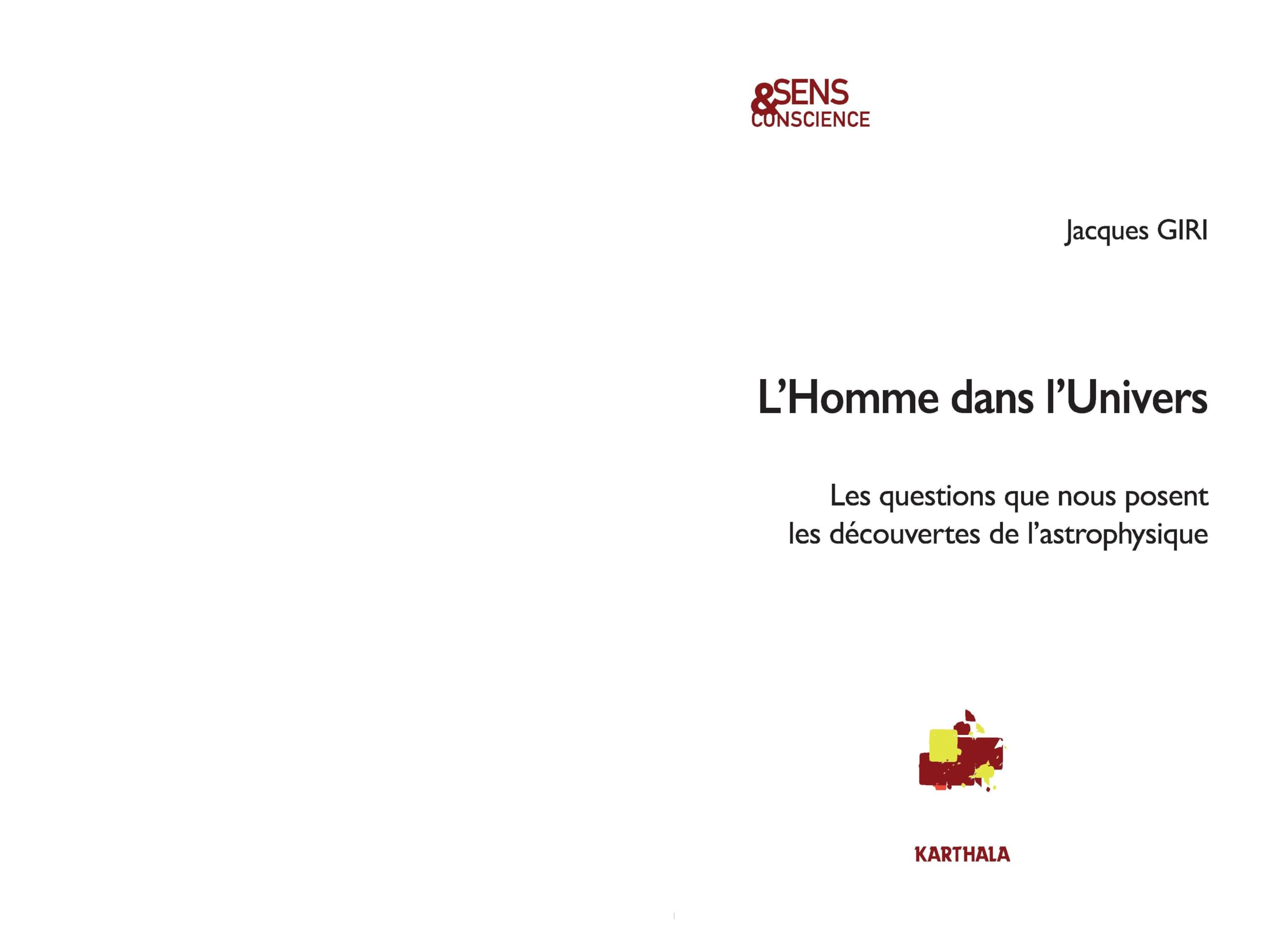 Homme dans l'univers : Les questions que nous posent les découvertes de l'astrophysique Essays & Short Stories