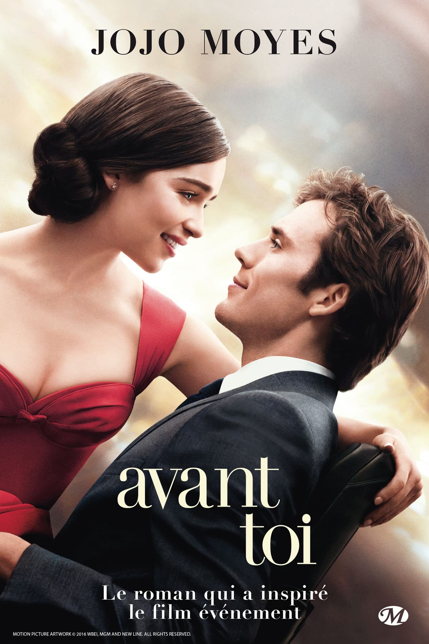 Avant toi (couverture film, édition Canada) book