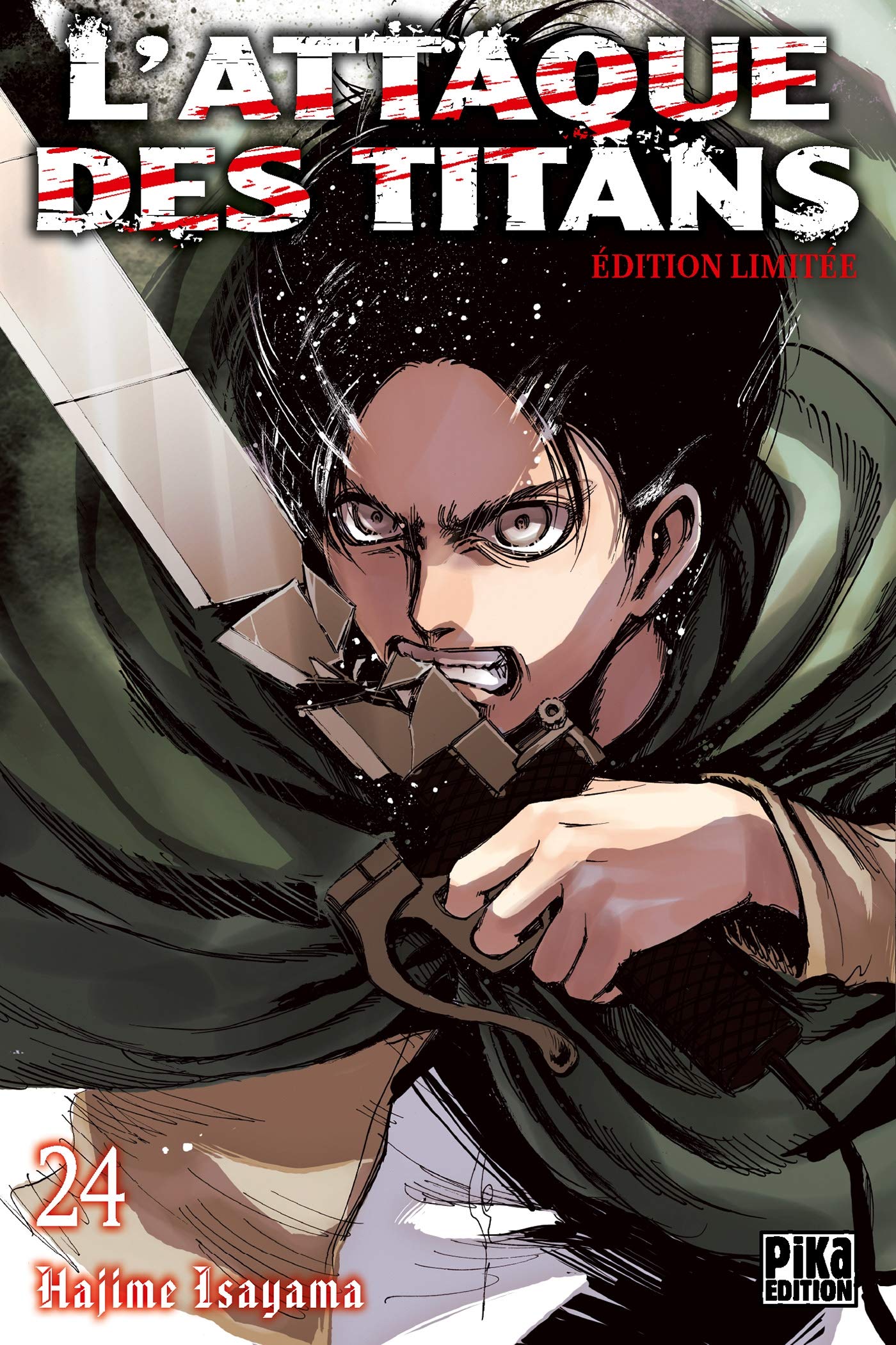 L'Attaque des Titans T24 Edition limitée: Avec une jaquette réversible et 6 badges exclusifs inclus ! Manga