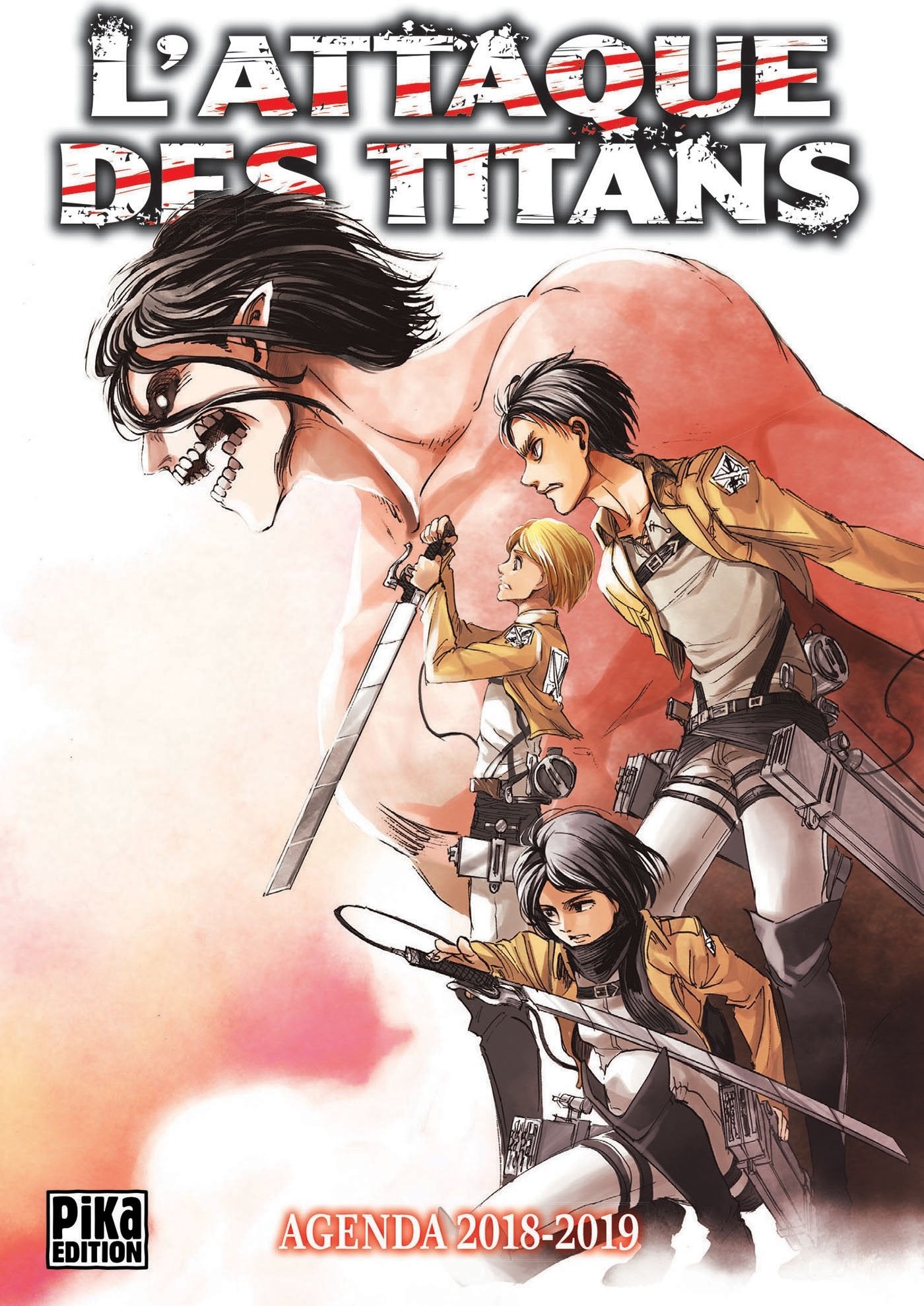 Agenda L'Attaque des Titans book