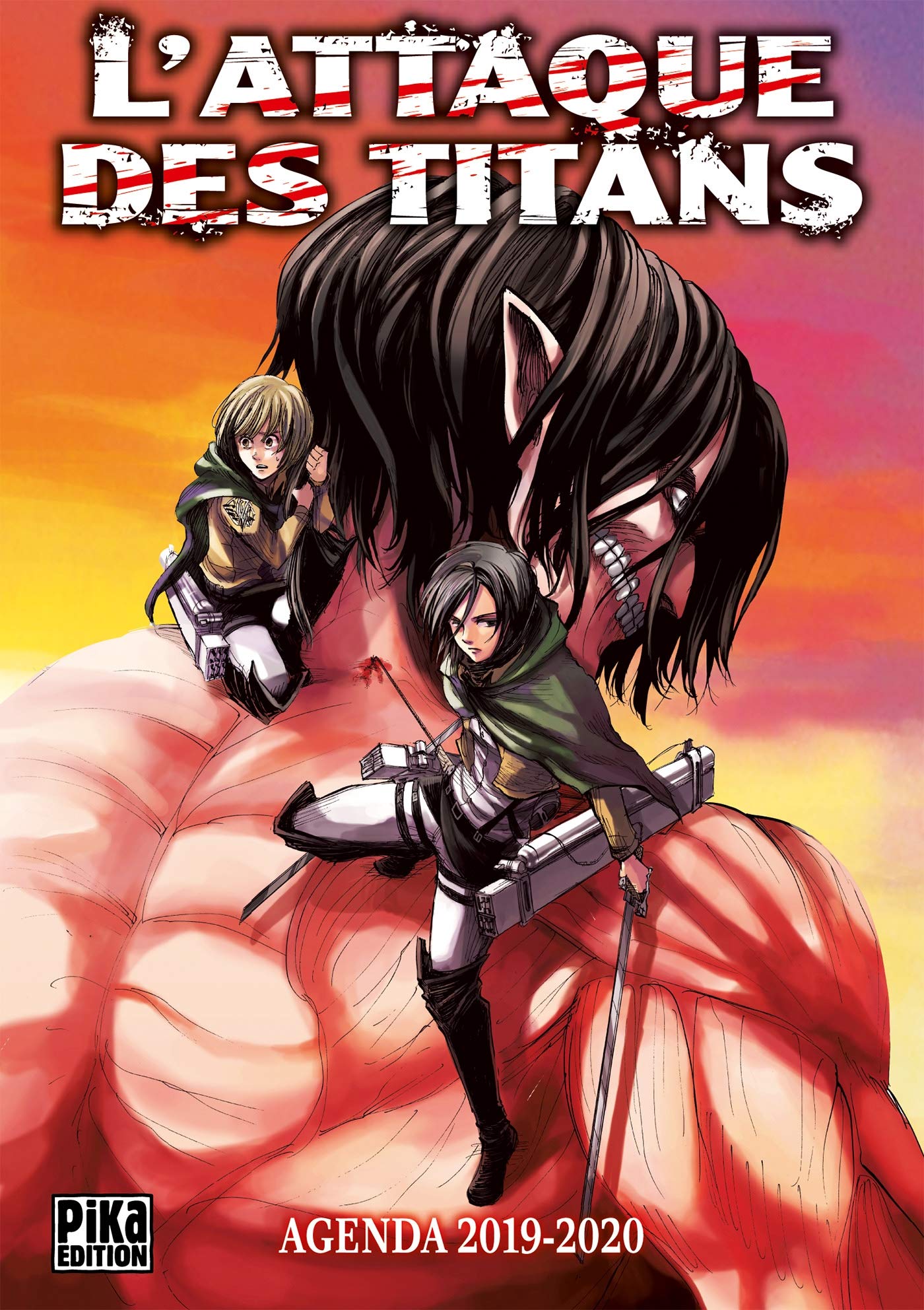 Agenda L'Attaque des Titans 2019-2020 book