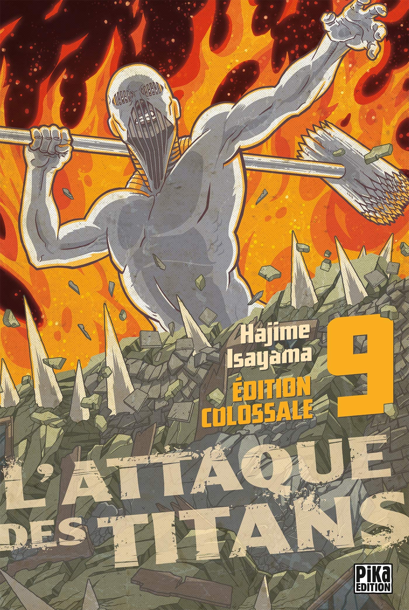 L'Attaque des Titans Edition Colossale T09 book