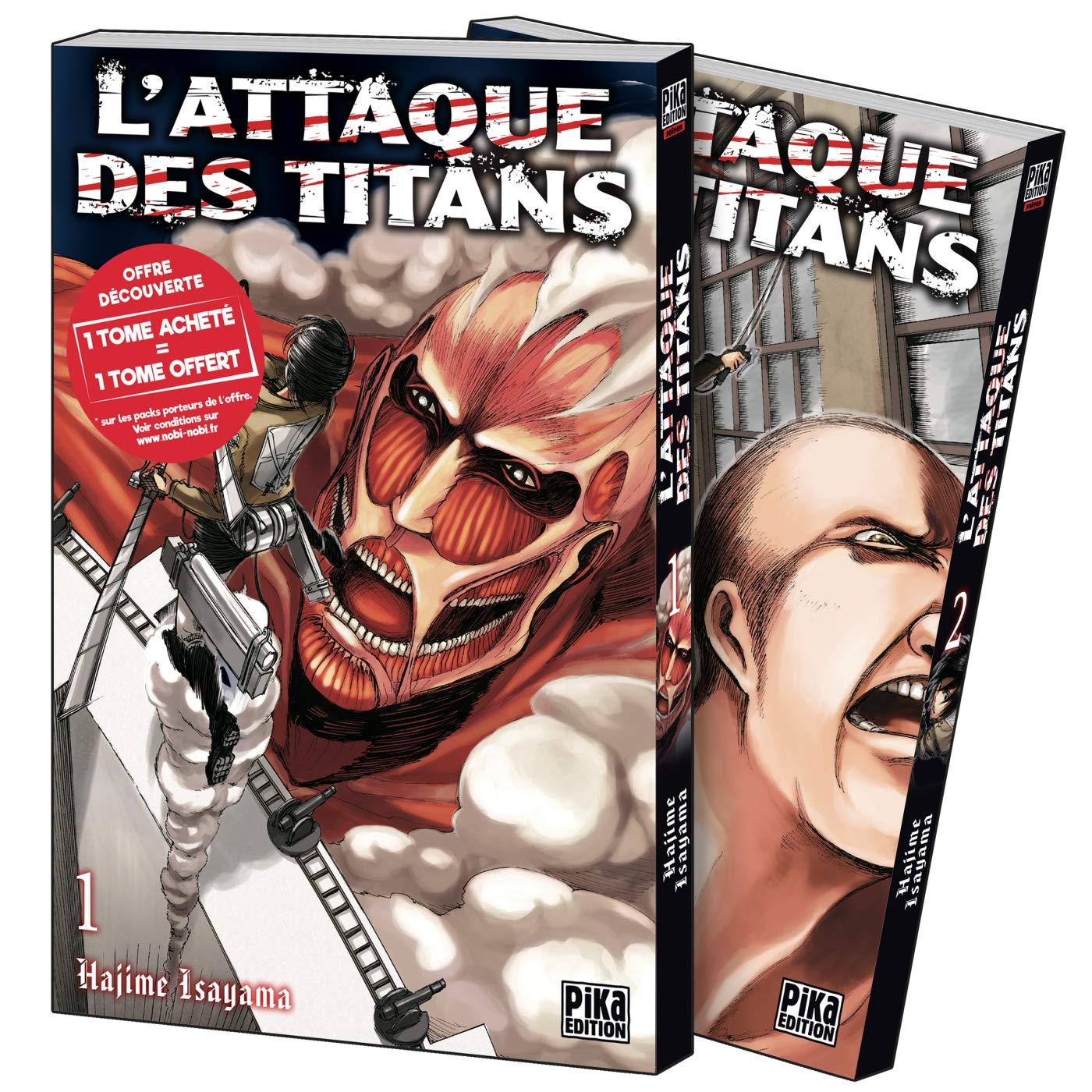 L'Attaque des Titans Pack Offre Découverte T01 et T02 book