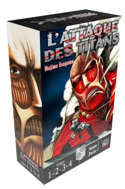 L'attaque des titans : saison 1, partie 1 : tomes 1, 2, 3, 4 Manga