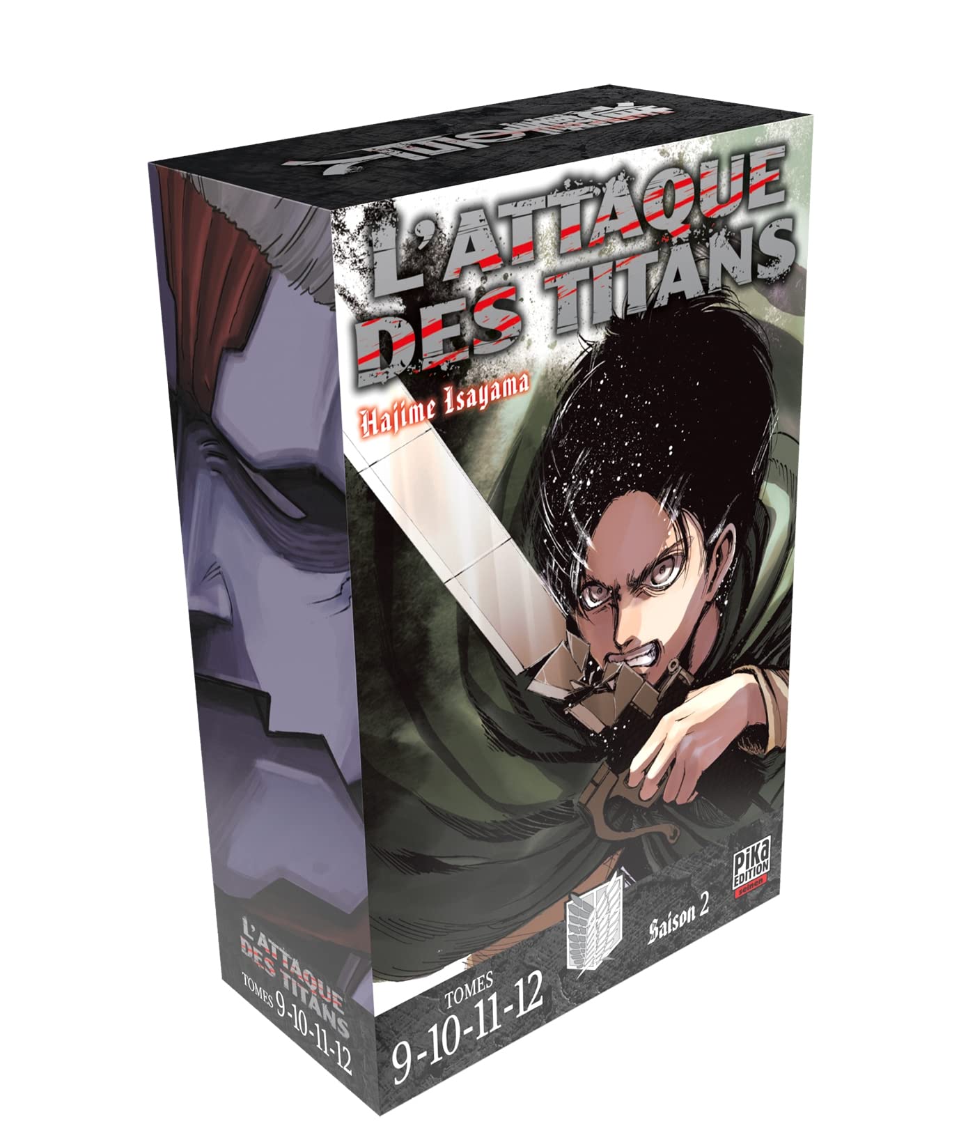 L'Attaque des Titans Coffret T09 à T12: Coffret 4 tomes book
