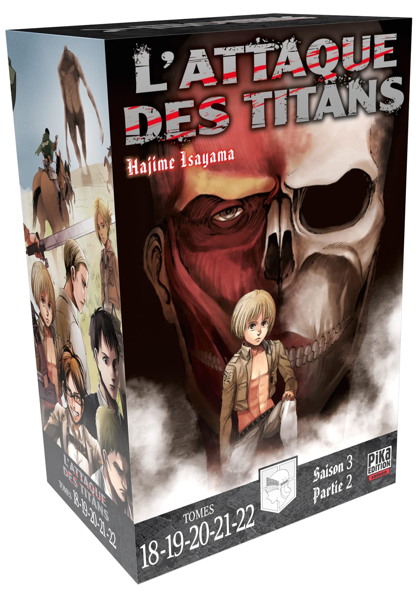 L'Attaque des Titans Coffret T18 à T22: Coffret 5 tomes Manga